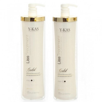 Y-Kas Liss Treatment Ouro Gold 2 X 1L
