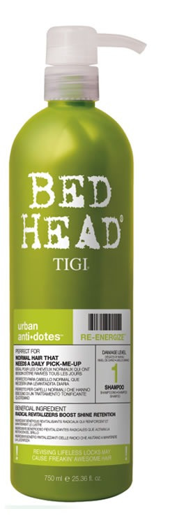 Tigi Bed Head Urban Antidotes Re-Energize Shampoo - 750 mL