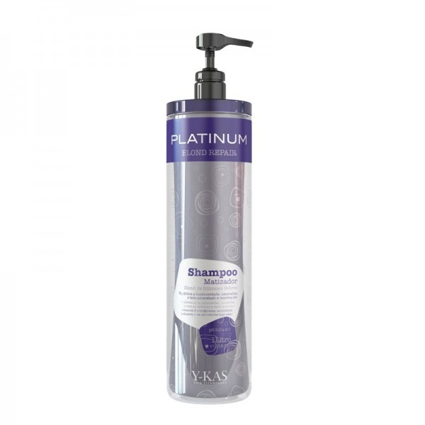 Y-Kas Platinum Blond Repair Shampoo Matizador 1000 ml